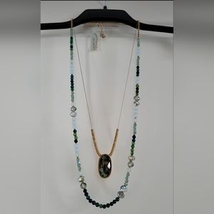 Crystal Necklace with Pendant